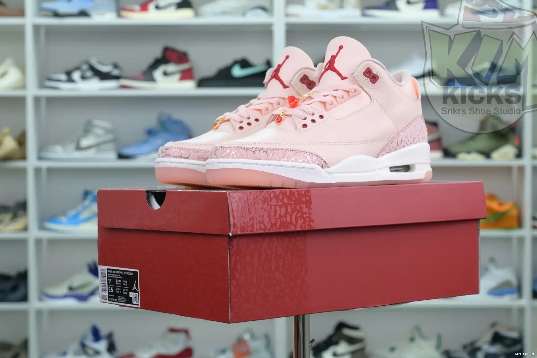 Jordan Kimikick Jordan Day Air 3 Valentine's 0824